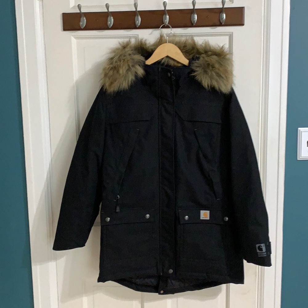 Carhartt Storm Defender Black Parka L (12/14)